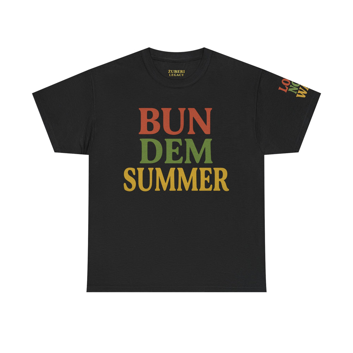'Bun Dem Summer' Unisex Heavy Cotton Tee with and 'Love Not War' Design – Casual Summer Shirt, Gifts for Music Lovers, Festival Wear, [...]