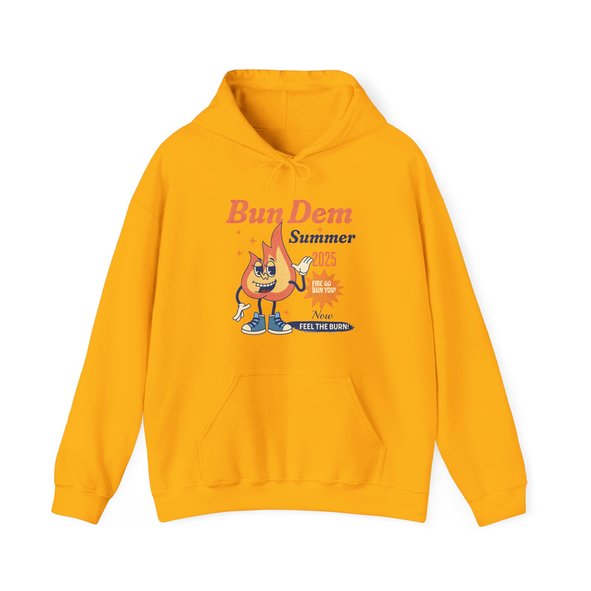 Bun Dem Summer 2026 Feel The Burn Graphic Hoodie,