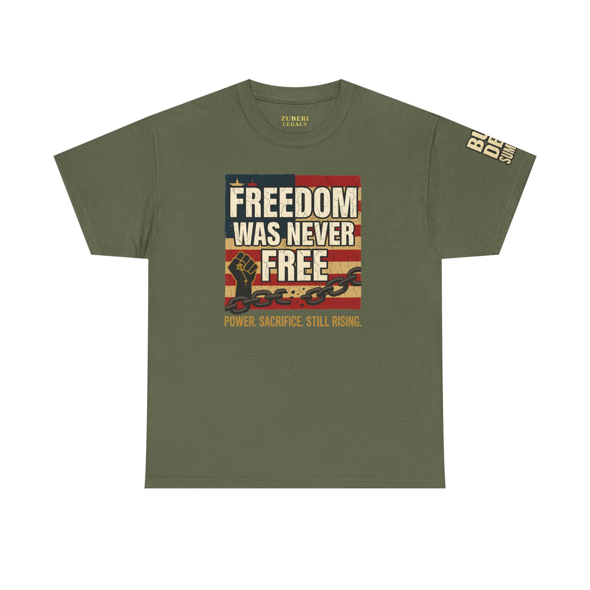 Bun Dem Summer Freedom Was Never Free Unisex Heavy Cotton Tee Rallies Empowerment Motivation Defiance