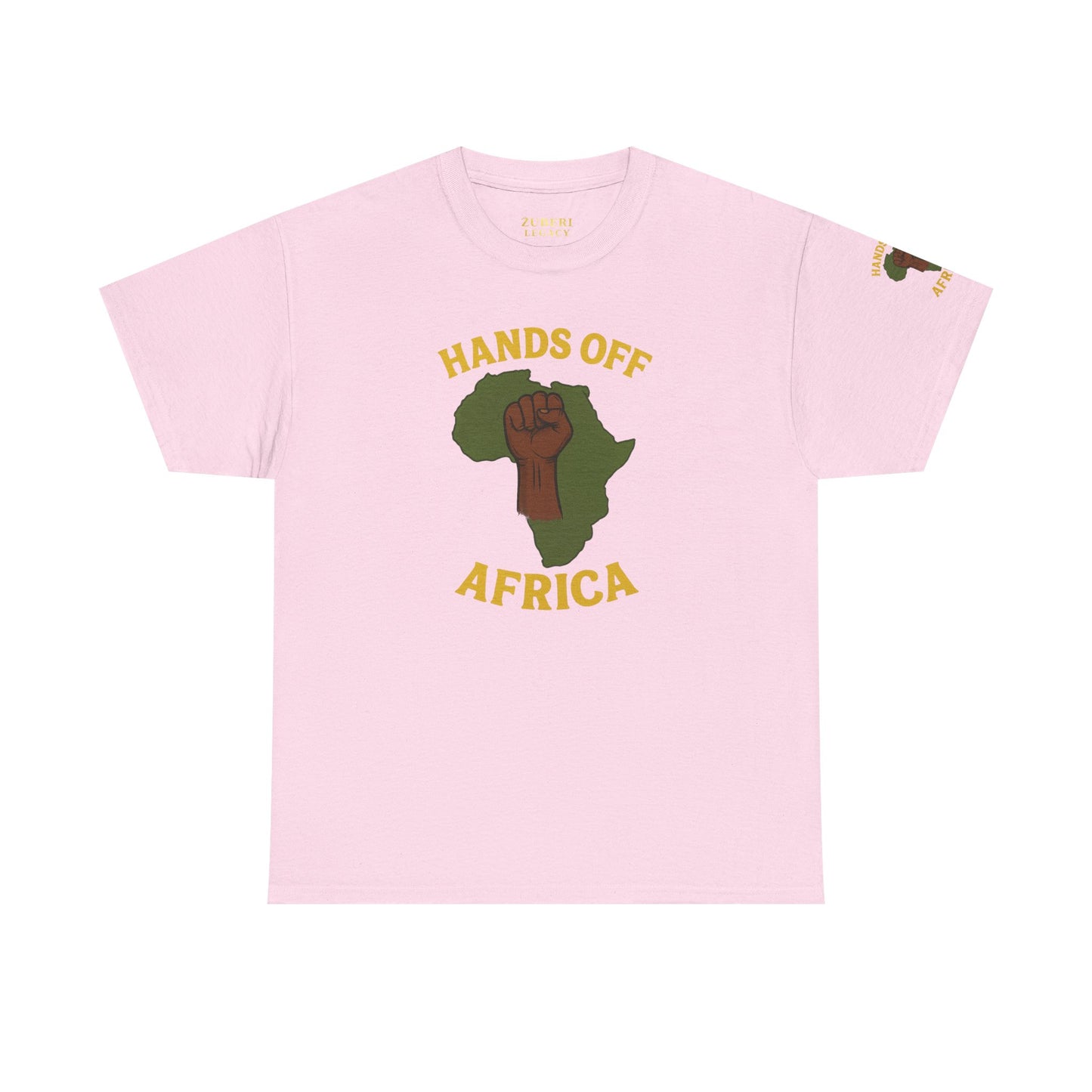 Bun Dem Summer Empowering Unisex Cotton Tee Empire Edition - Hands Off Africa, Activist Apparel, Social Justice Shirt, Gift for Change-Makers, Conscious Fashion