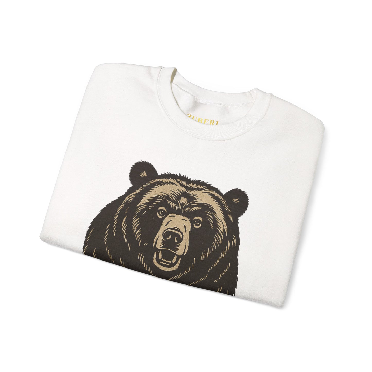 Bun Dem Summer Bear Themed Crewneck Sweatshirt - Get Out of My Way Empire Edition, Unique Gift for Outdoor Lovers, Cozy Casual Style, Perfect for Autumn