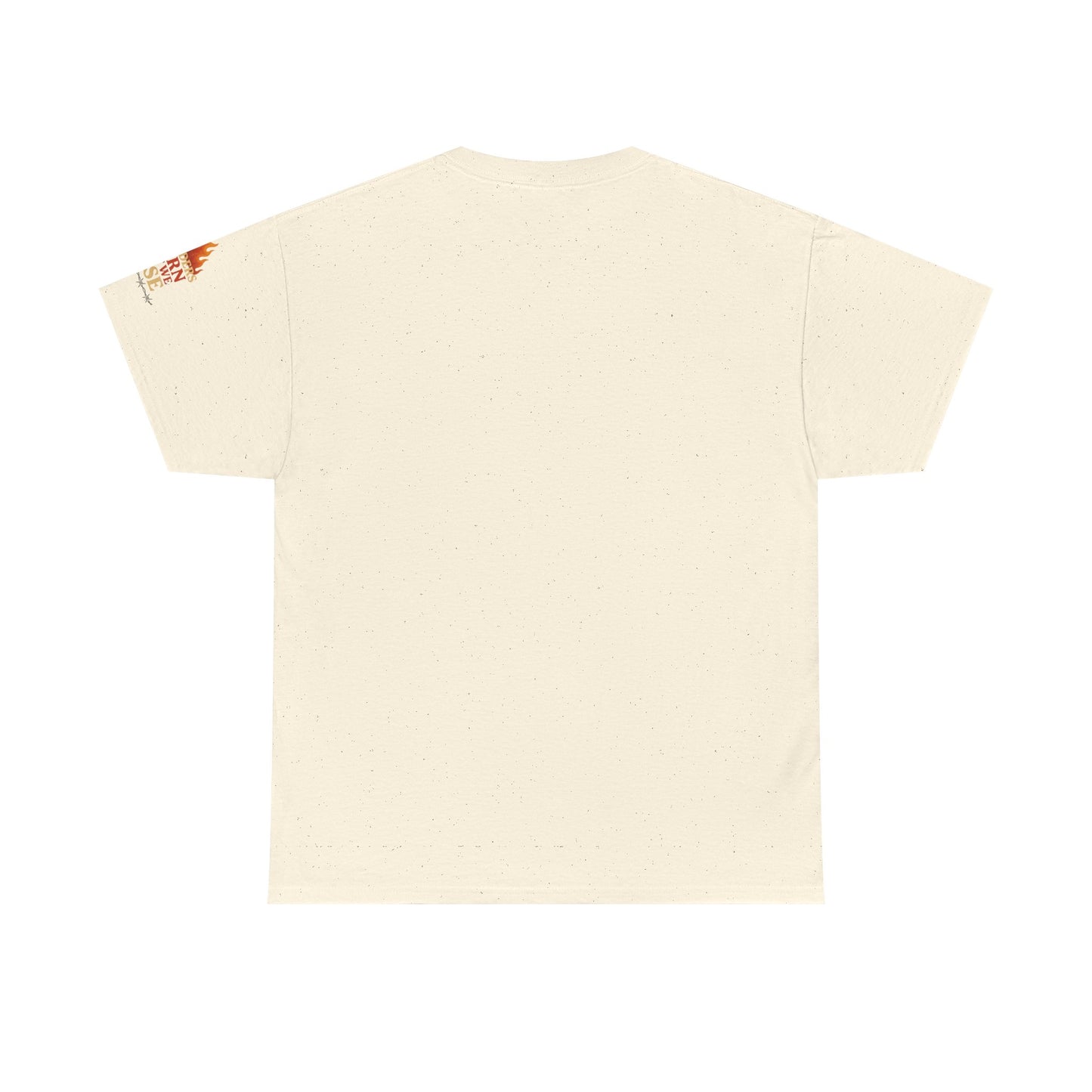 Bun Dem Summer Empowering Unisex Heavy Cotton Tee| Gildan 5000 - "Borders Burn But We Rise" Empire Edition - Activism Fashion, Statement Shirt, Gift for Allies, Equality