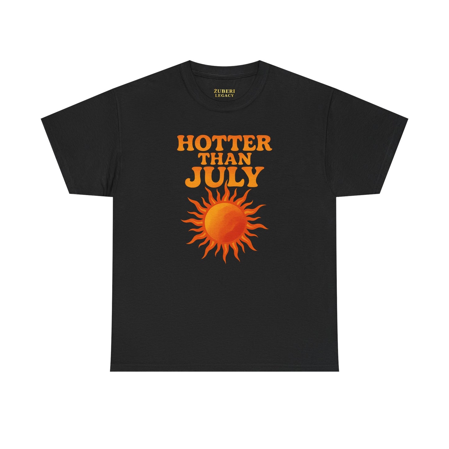 Bun Dem Summer Hotter Than July Unisex Cotton Tee | Summer Empire Edition, Sun Lovers, Casual Wear, Gift for Friends, Trendy Apparel
