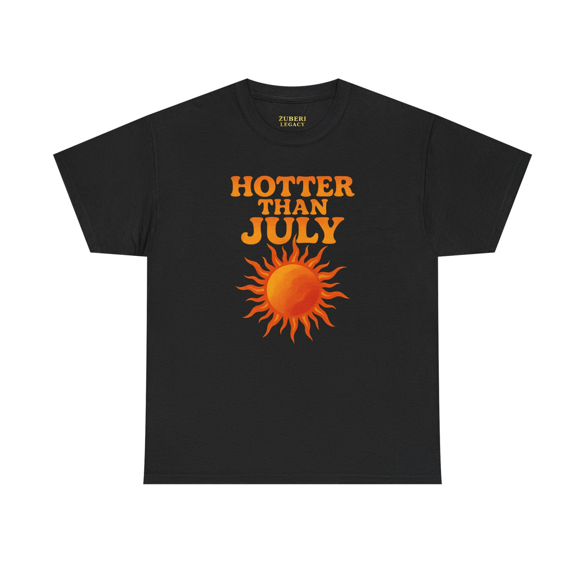 Bun Dem Summer Hotter Than July Unisex Cotton Tee | Summer Empire Edition, Sun Lovers, Casual Wear, Gift for Friends, Trendy Apparel