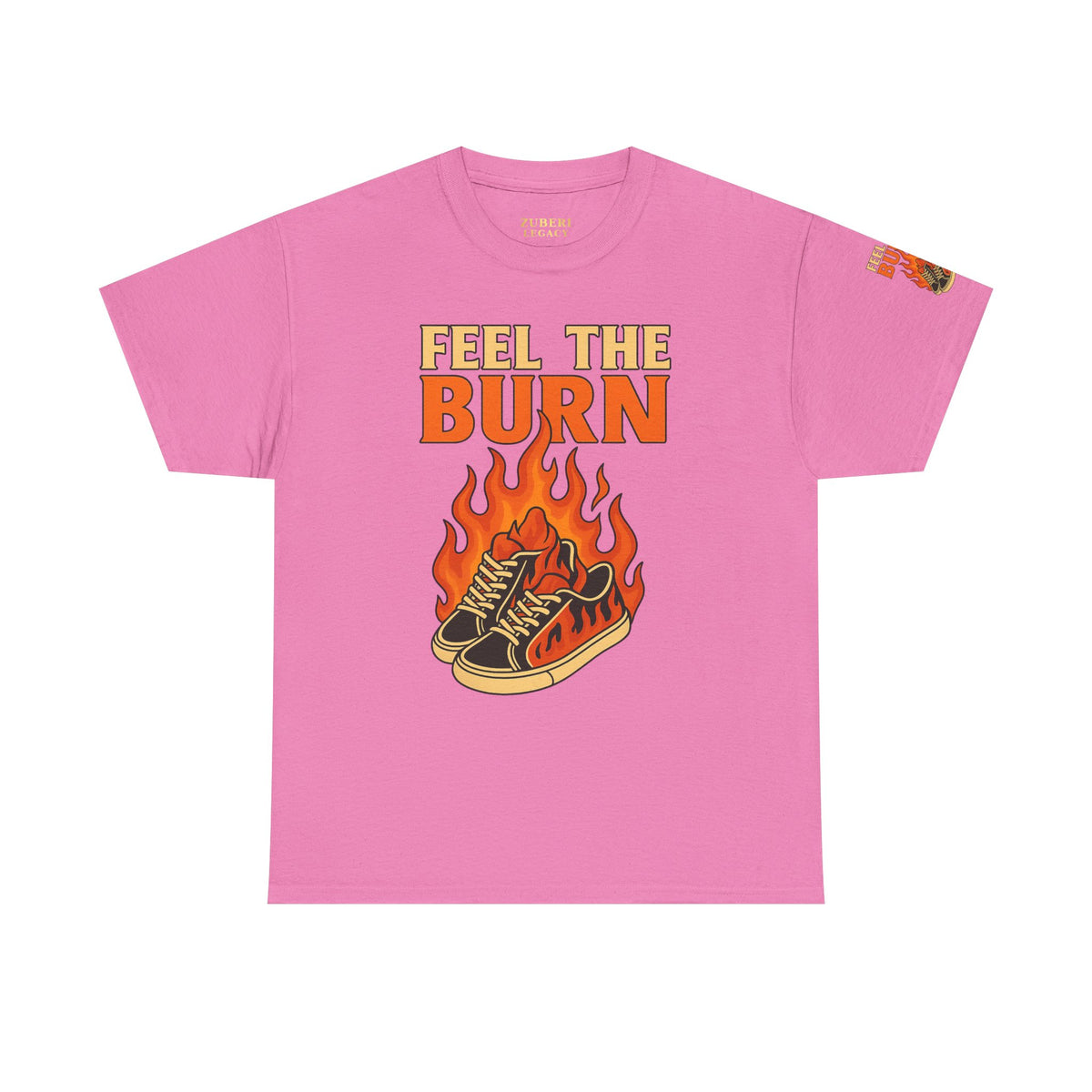 Bun Dem Summer "Feel the Burn" Unisex Heavy Cotton Tee Empire Edition - Trendy Workout Tee, Fitness Apparel, Motivational Shirt, Casual Wear, Gift for Athletes