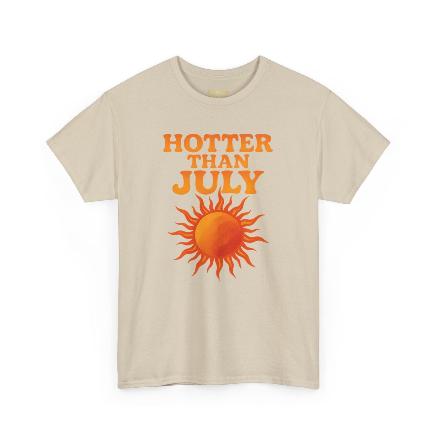 Bun Dem Summer Hotter Than July Unisex Cotton Tee | Summer Empire Edition, Sun Lovers, Casual Wear, Gift for Friends, Trendy Apparel