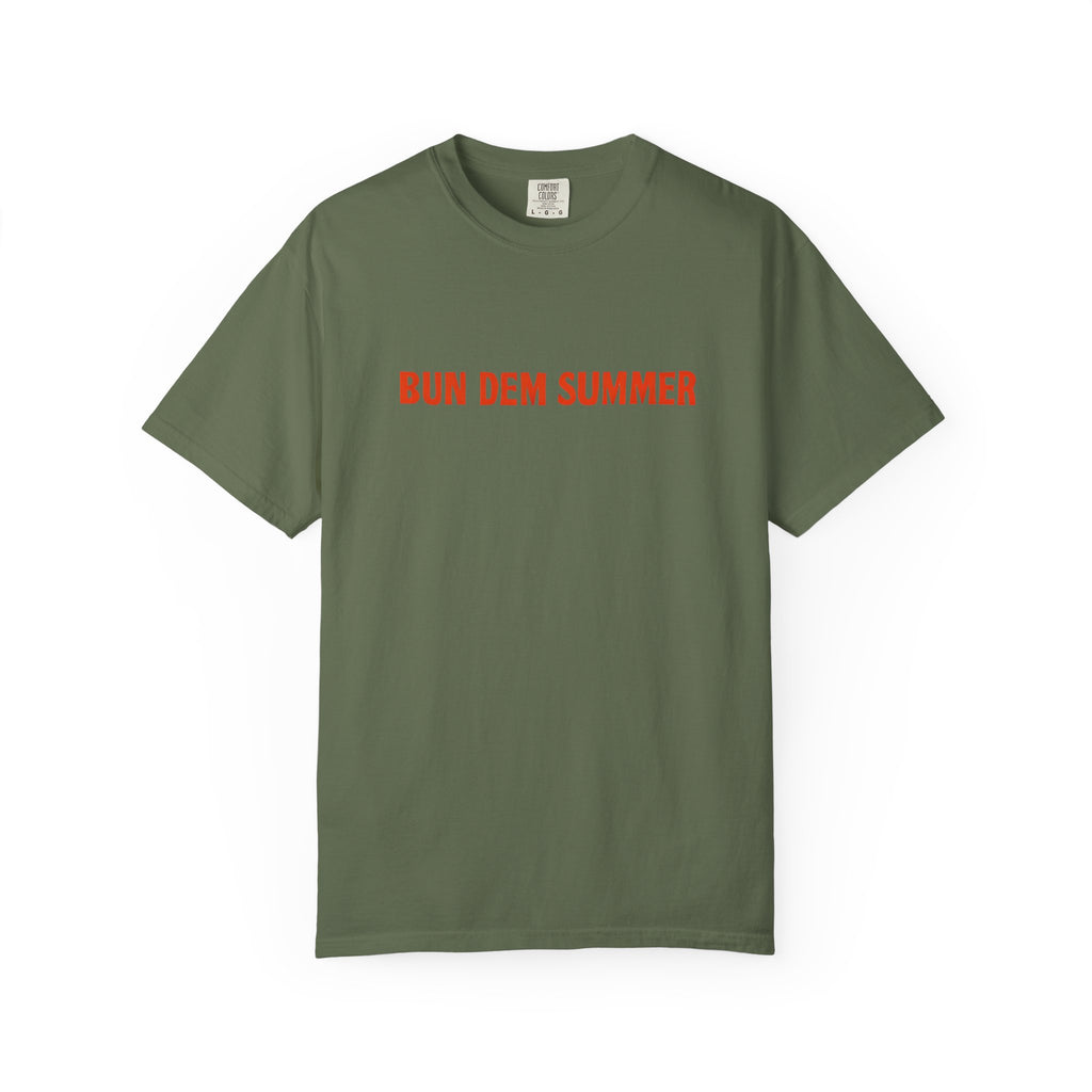 Bun Dem Summer - Black Power Unisex Statement T-Shirt Empire Edition, Summer Fashion, Casual Wear, Ideal for Pride, Activism & Celebration
