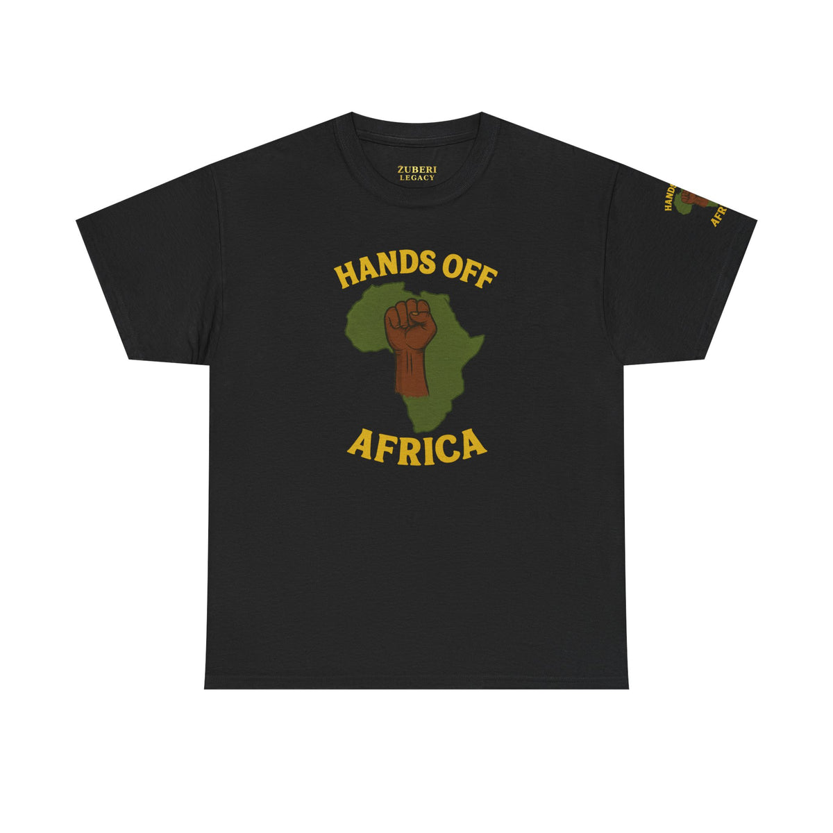 Bun Dem Summer Empowering Unisex Cotton Tee Empire Edition - Hands Off Africa, Activist Apparel, Social Justice Shirt, Gift for Change-Makers, Conscious Fashion