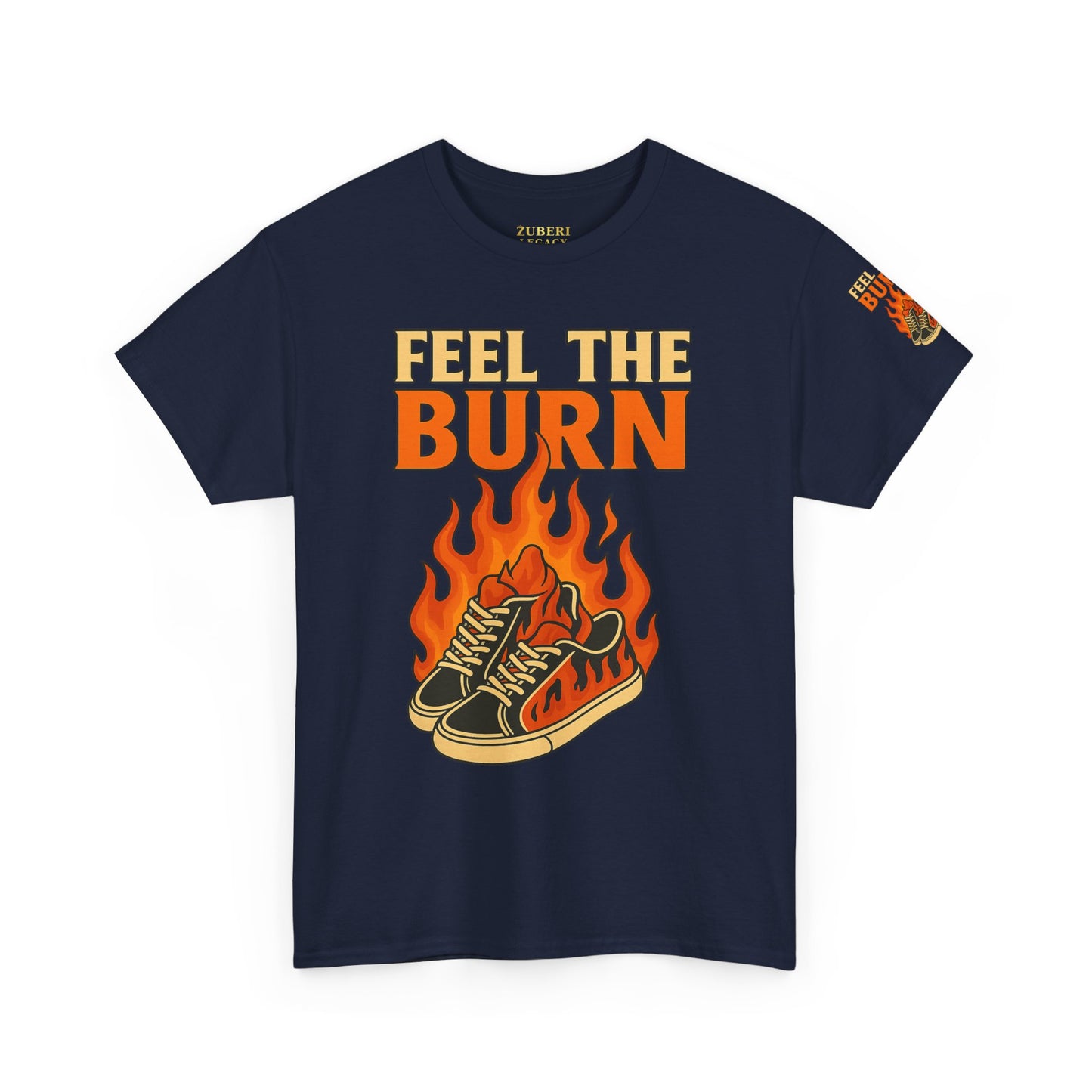 Bun Dem Summer "Feel the Burn" Unisex Heavy Cotton Tee Empire Edition - Trendy Workout Tee, Fitness Apparel, Motivational Shirt, Casual Wear, Gift for Athletes