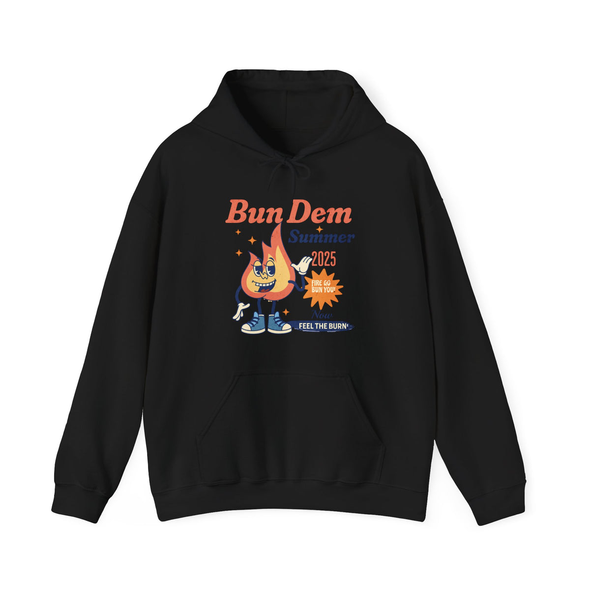 Bun Dem Summer 2026 Feel The Burn Graphic Hoodie,