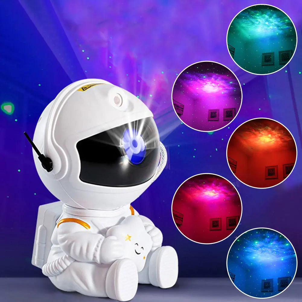 Galaxy Star Astronaut Projecto LED Night Light Astronaut Space Projector Lamp Decoration Bedroom Room Decorative for Children