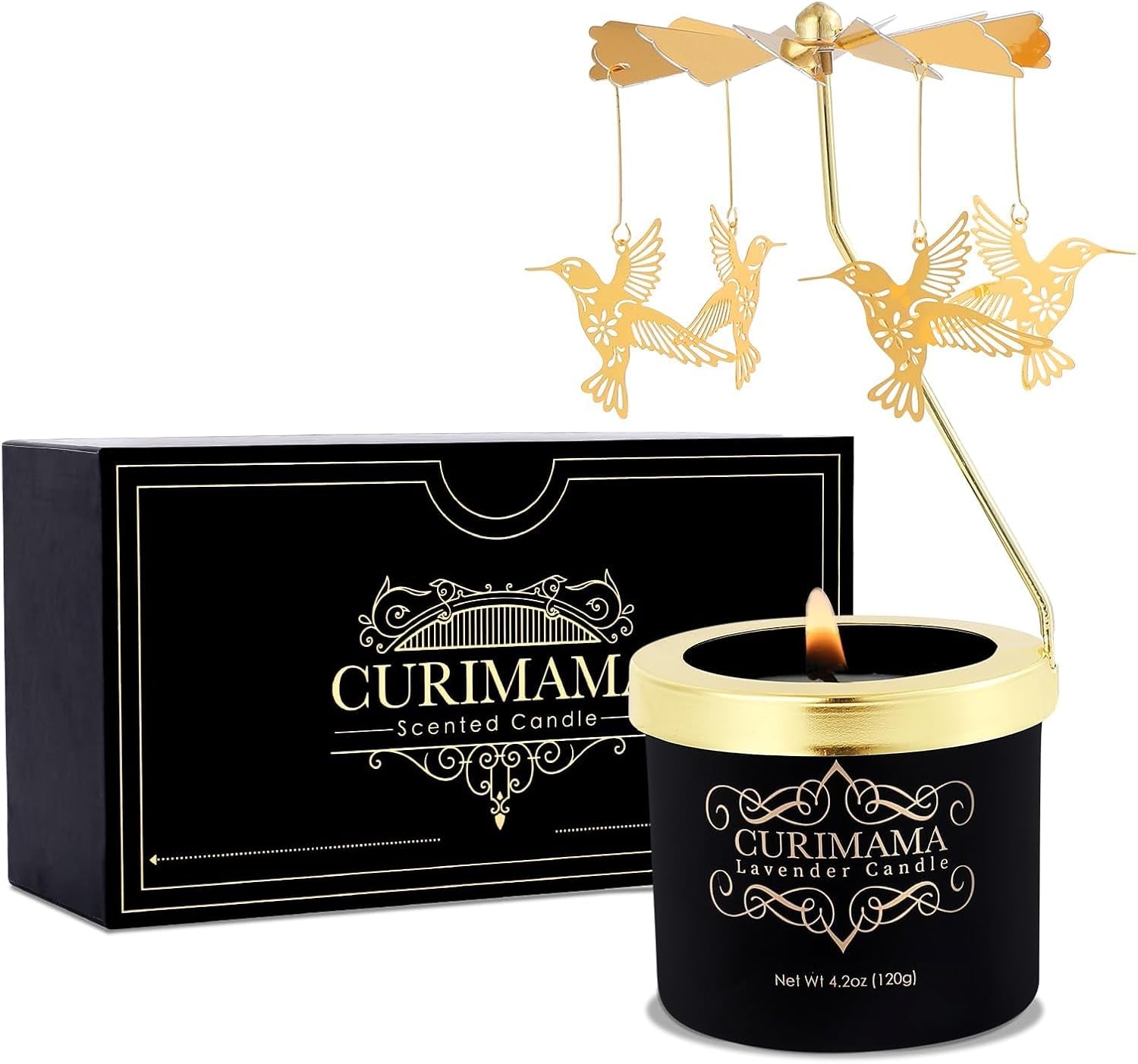 Mothers Day Gifts for Mom, Hummingbird Gift for Women Friendship, Funny Birthday Gift for Moms Grandma, Lavender Scented Candle Presents for Sister Friends, Mothers Day Gifts Ideas for Mom from Son