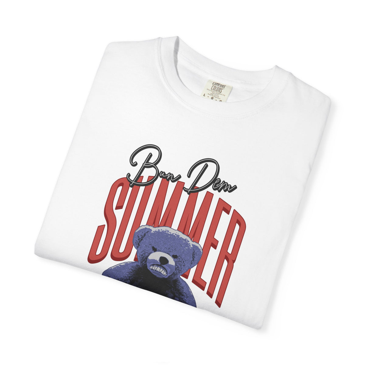 Bun Dem Summer Bear Graphic T-Shirt, Unisex Summer Tee Empire Edition, Get Out Of My Way T-Shirt, Gift for Summer Lovers, Casual Outfit Top