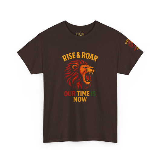 Bun Dem Summer Rise & Roar Unisex Heavy Cotton Tee - Inspirational T-Shirt for Motivational Wear, Casual Everyday, Gift for Friends, Uplifting