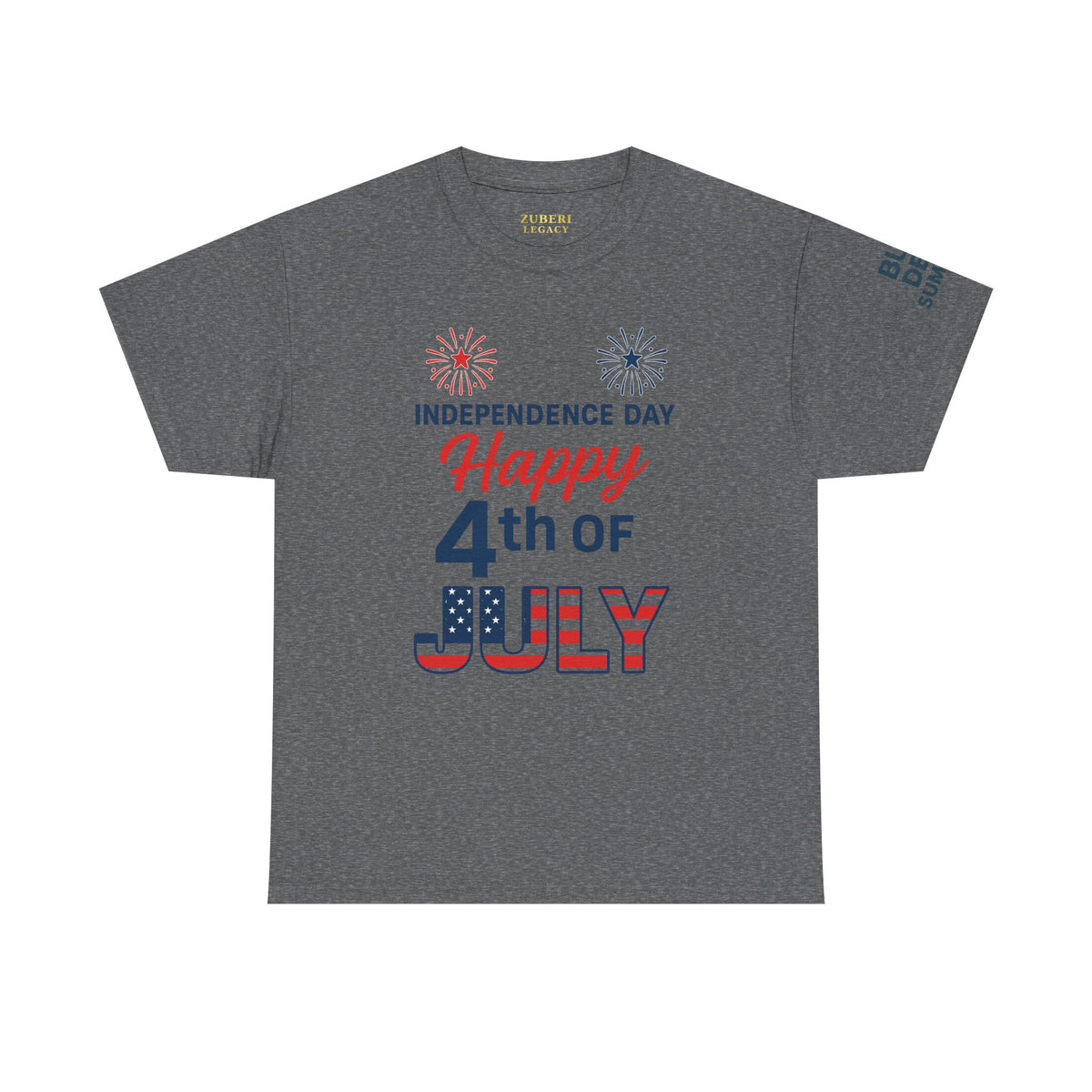 Bun Dem Summer Happy 4th July Unisex Heavy Cotton Tee Empire Edition Celebration Excitement