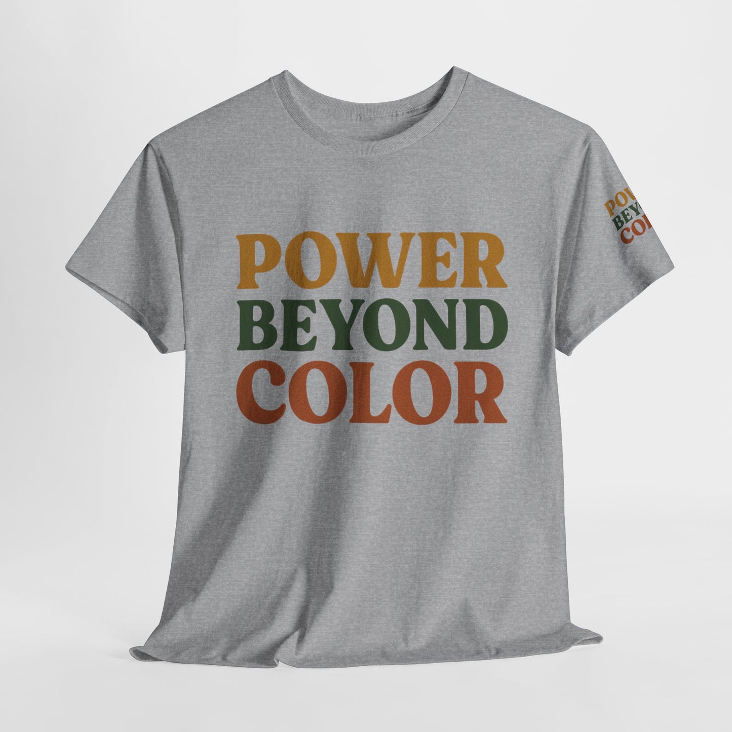 Bun Dem Summer - Power Beyond Colors Empowering Statement Tee Empire Edition, Unisex Heavy Cotton T-Shirt, Casual Wear, Gift for Activists, Inspirational Apparel