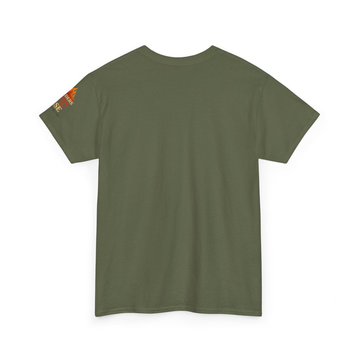 Bun Dem Summer Empowering Unisex Heavy Cotton Tee| Gildan 5000 - "Borders Burn But We Rise" Empire Edition - Activism Fashion, Statement Shirt, Gift for Allies, Equality