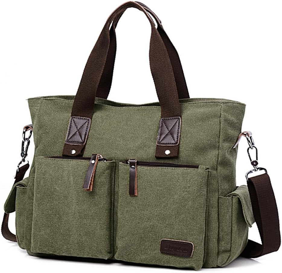 Tolfe Women Top Handle Satchel Handbags Shoulder Bag Messenger Tote Bag Purse Crossbody Bag Travel Work Tote Bag