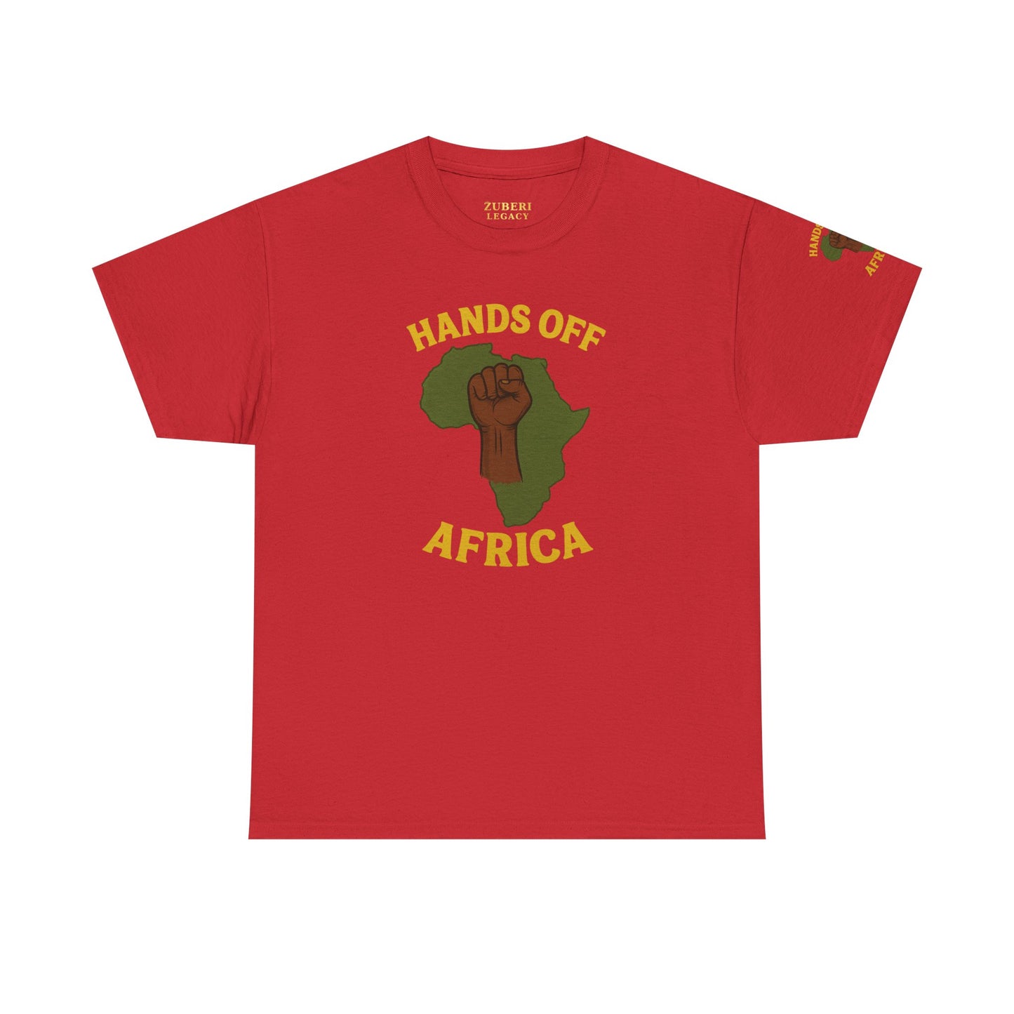 Bun Dem Summer Empowering Unisex Cotton Tee Empire Edition - Hands Off Africa, Activist Apparel, Social Justice Shirt, Gift for Change-Makers, Conscious Fashion