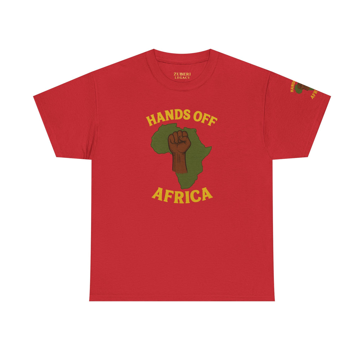 Bun Dem Summer Empowering Unisex Cotton Tee Empire Edition - Hands Off Africa, Activist Apparel, Social Justice Shirt, Gift for Change-Makers, Conscious Fashion