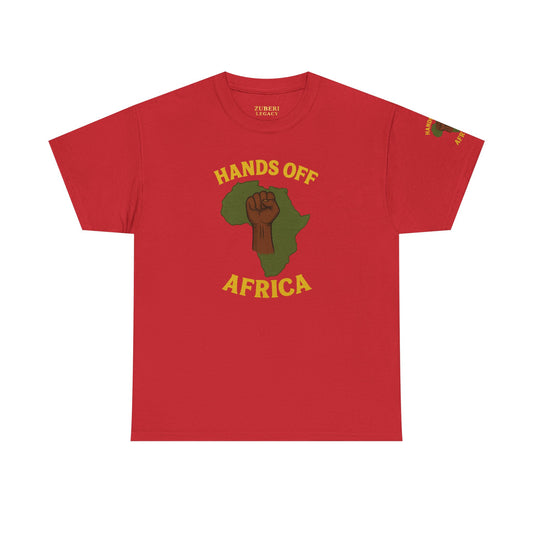 Bun Dem Summer Empowering Unisex Cotton Tee Empire Edition - Hands Off Africa, Activist Apparel, Social Justice Shirt, Gift for Change-Makers, Conscious Fashion