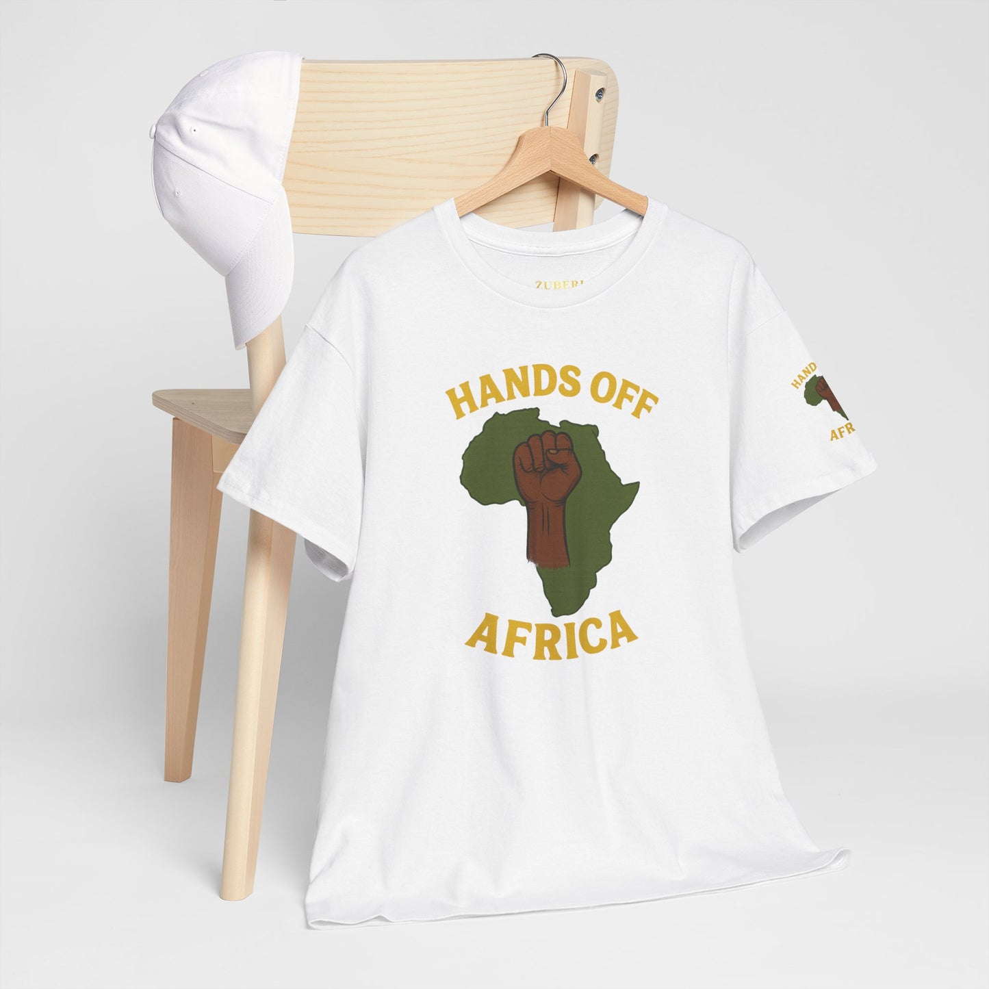 Bun Dem Summer Empowering Unisex Cotton Tee Empire Edition - Hands Off Africa, Activist Apparel, Social Justice Shirt, Gift for Change-Makers, Conscious Fashion