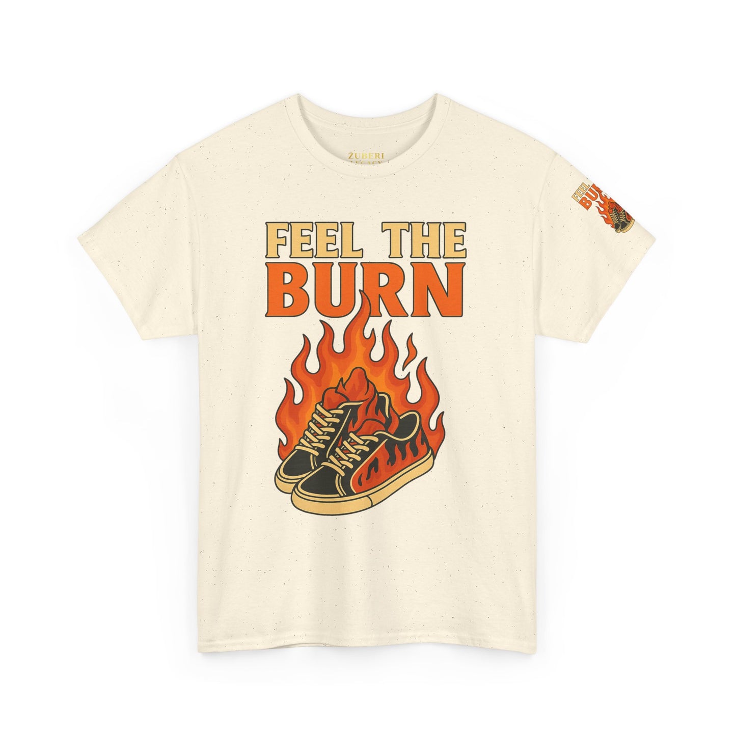 Bun Dem Summer "Feel the Burn" Unisex Heavy Cotton Tee Empire Edition - Trendy Workout Tee, Fitness Apparel, Motivational Shirt, Casual Wear, Gift for Athletes