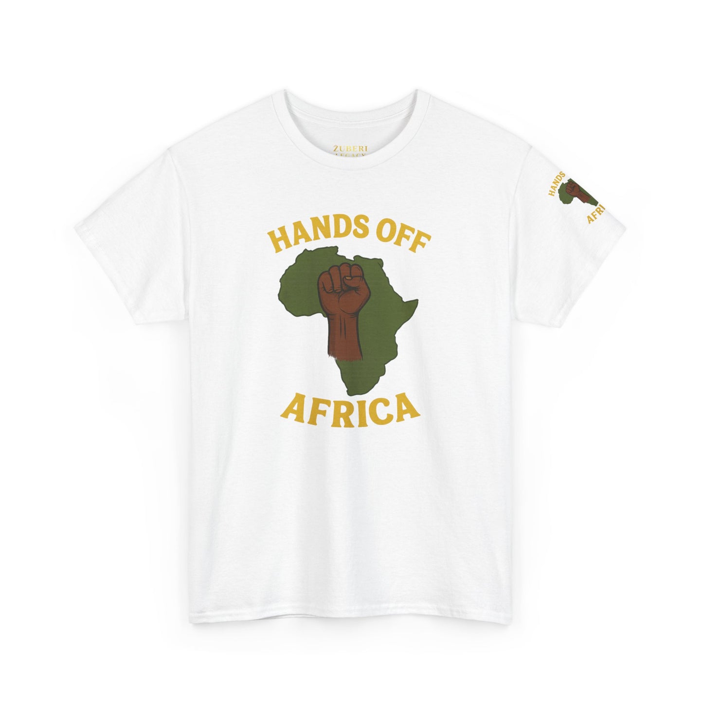 Bun Dem Summer Empowering Unisex Cotton Tee Empire Edition - Hands Off Africa, Activist Apparel, Social Justice Shirt, Gift for Change-Makers, Conscious Fashion