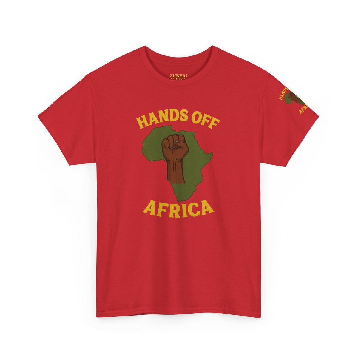 Bun Dem Summer Empowering Unisex Cotton Tee Empire Edition - Hands Off Africa, Activist Apparel, Social Justice Shirt, Gift for Change-Makers, Conscious Fashion