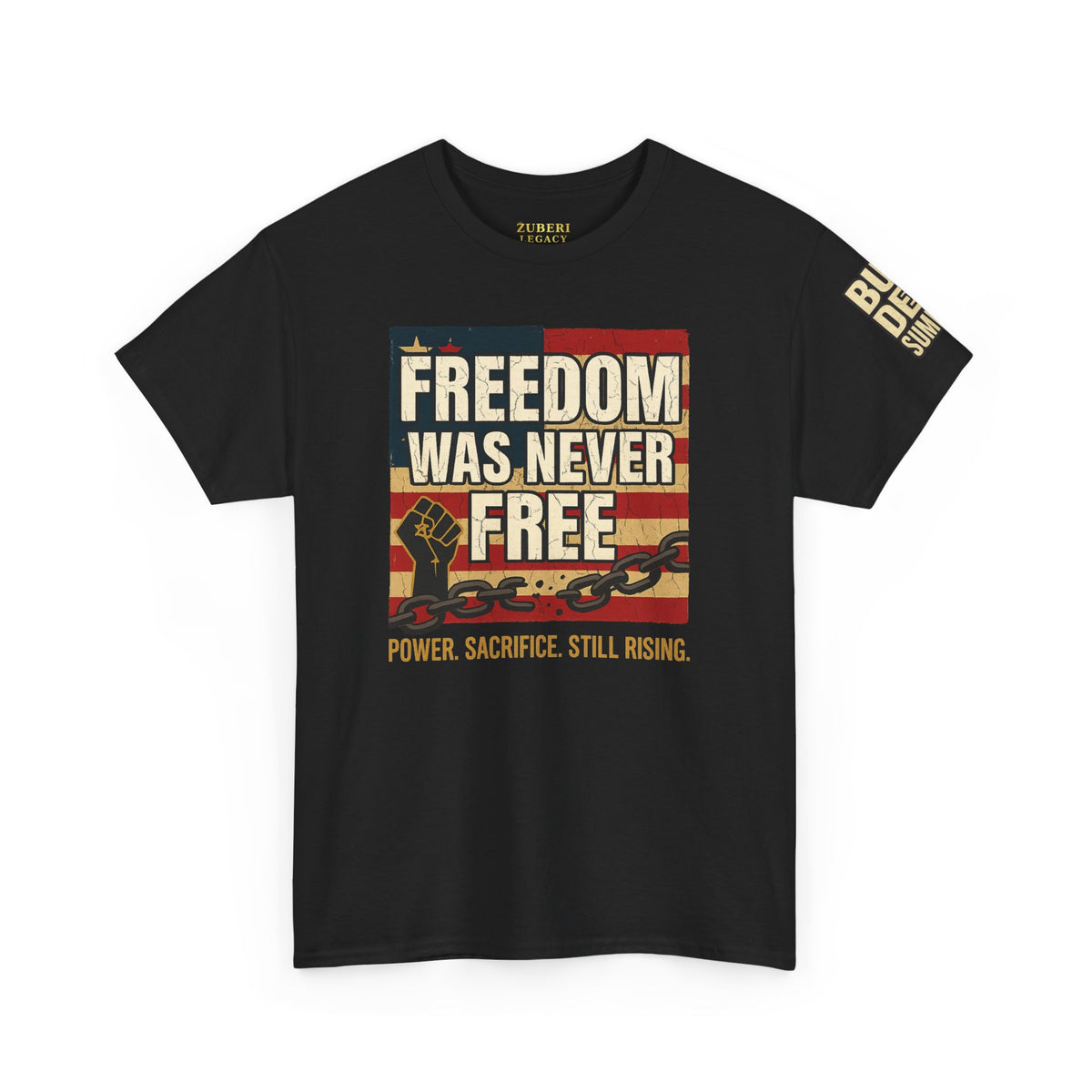Bun Dem Summer Freedom Was Never Free Unisex Heavy Cotton Tee Rallies Empowerment Motivation Defiance