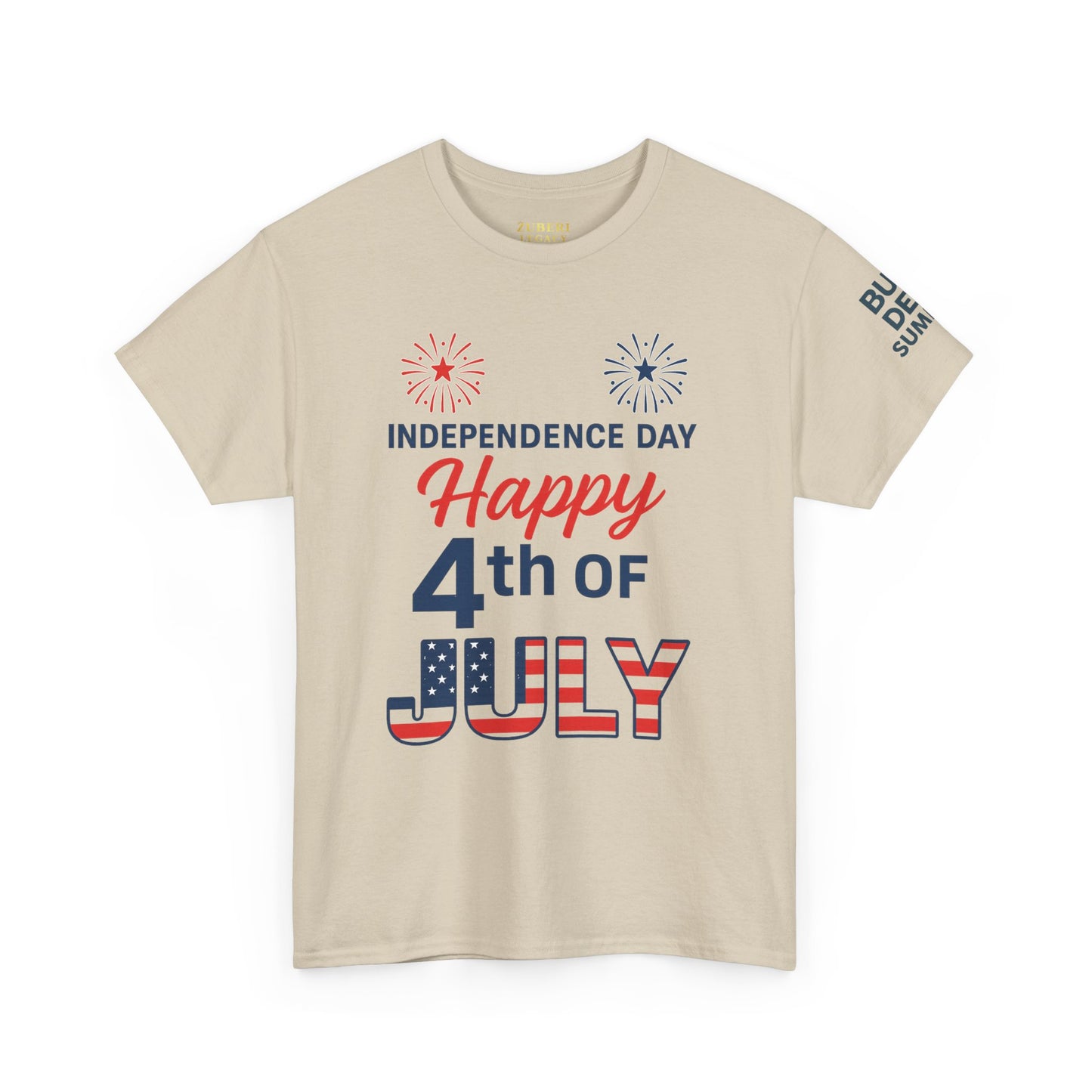Bun Dem Summer Happy 4th July Unisex Heavy Cotton Tee Empire Edition Celebration Excitement