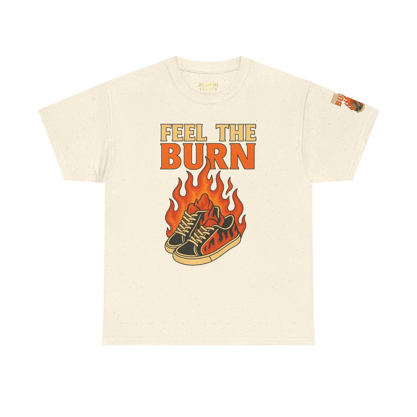 Bun Dem Summer "Feel the Burn" Unisex Heavy Cotton Tee Empire Edition - Trendy Workout Tee, Fitness Apparel, Motivational Shirt, Casual Wear, Gift for Athletes