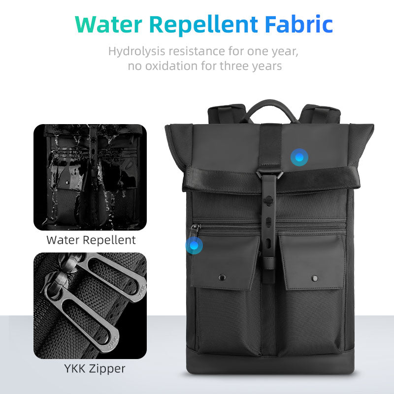 Men'S Casual Business Backpack with Large Capacity