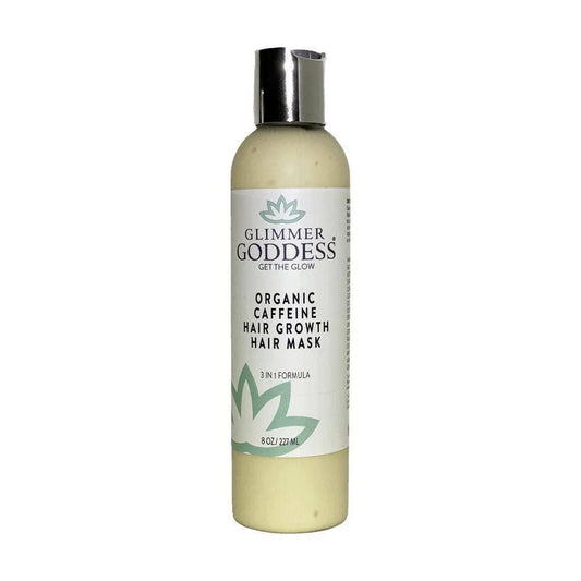 Organic Caffeine Conditioner Hair Mask Natural Hair Growth Formula 8 Oz