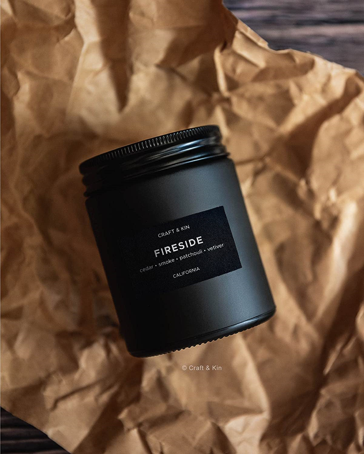 Scented Candles for Men | Smokey Fireside Scented Candle | Aromatherapy Candle