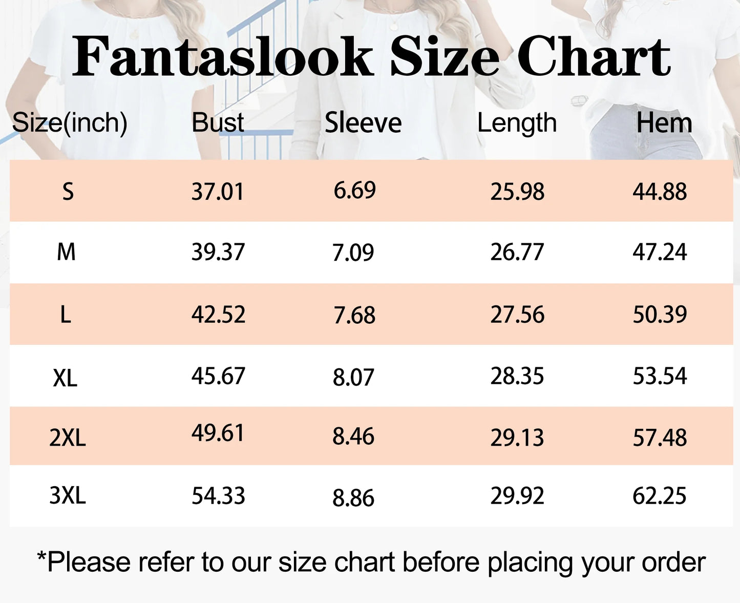 Pleated  Tops Business Work Shirts Ruffle Sleeve Crew Neck Summer Outfits