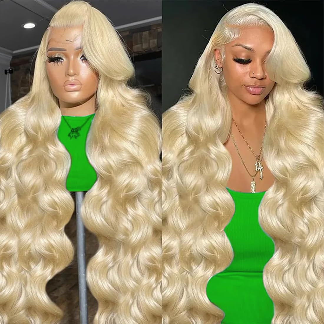 250 Density Human Hair Wig 13X4 HD Lace Front Wigs Pre Plucked Glueless Wig Human Hair Body Wave Wigs Human Hair for Black Women Frontal Wigs Human Hair Wigs Bleached Knots 18 Inch