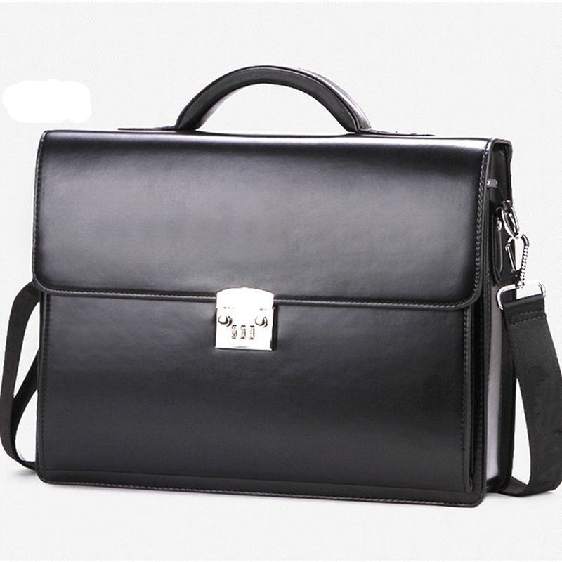 Men'S Business Briefcase with Portable Code