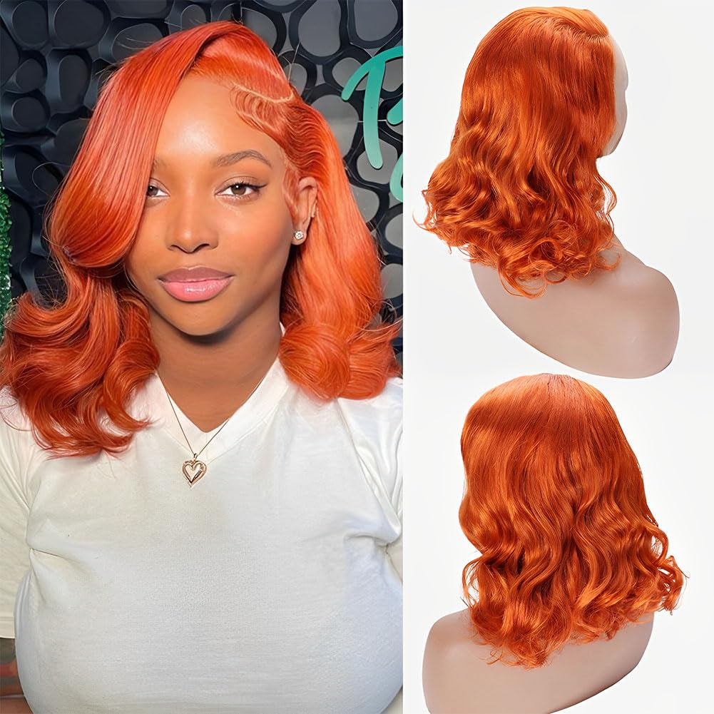250 Density Human Hair Wig 13X4 HD Lace Front Wigs Pre Plucked Glueless Wig Human Hair Body Wave Wigs Human Hair for Black Women Frontal Wigs Human Hair Wigs Bleached Knots 18 Inch