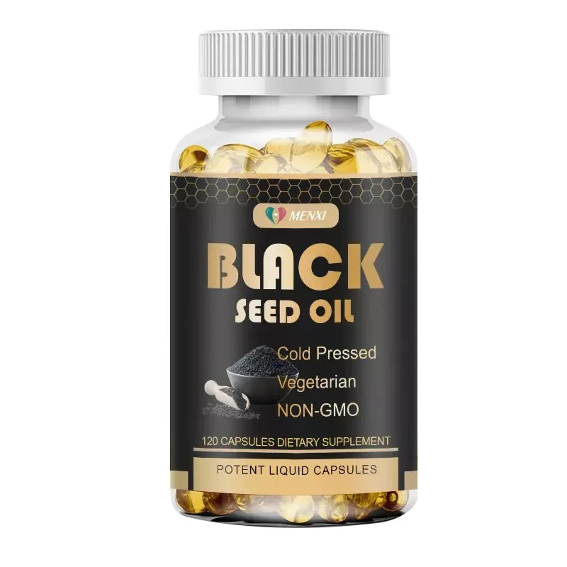 1000Mg Black Seed Oil,Premium Cold Pressed,Non-Gmo,Vegan,Premium Black Seed