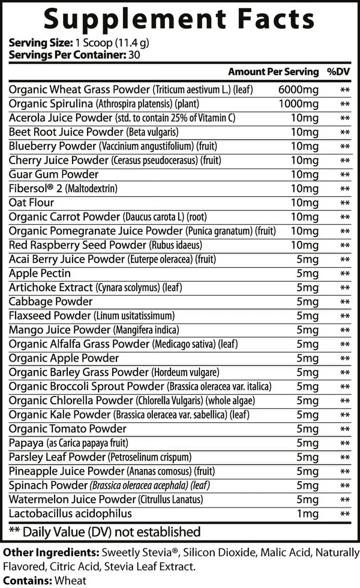 Premium Organic Super Greens Watermelon