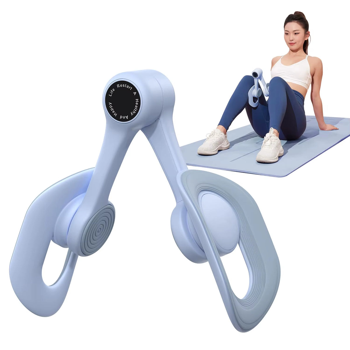 Thigh Trainer Pelvic Floor Muscle Trainer/Inner Thigh Exercise Workout Equipment Pilates Pelvic Floor Strengthen Device