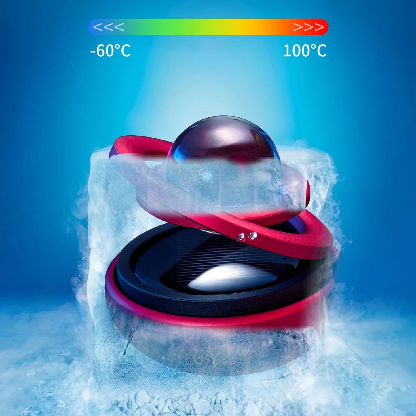 Galaxy Design Solar Car Perfume Pendant - Long Lasting Aromatherapy Diffuser for a Refreshing Drive!